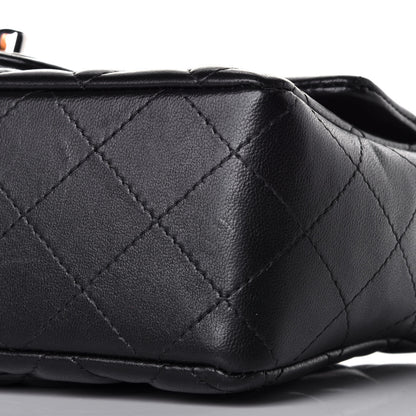 Chanel Lambskin Quilted Mini Rectangular Flap Black 9 of 10