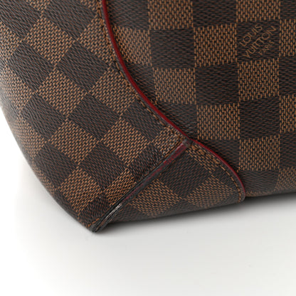 Louis Vuitton Damier Ebene Caissa Hobo Cherry 12 of 25