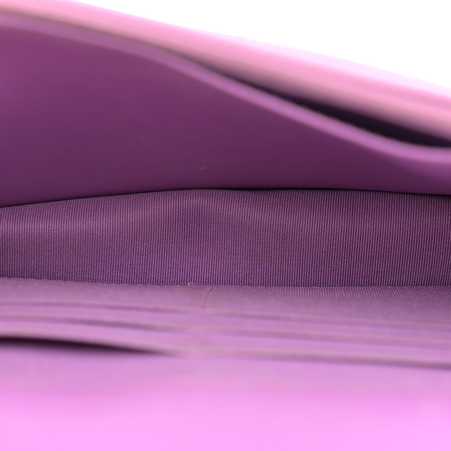 Chanel Patent Quilted Wallet On Chain WOC Purple 5 of 13