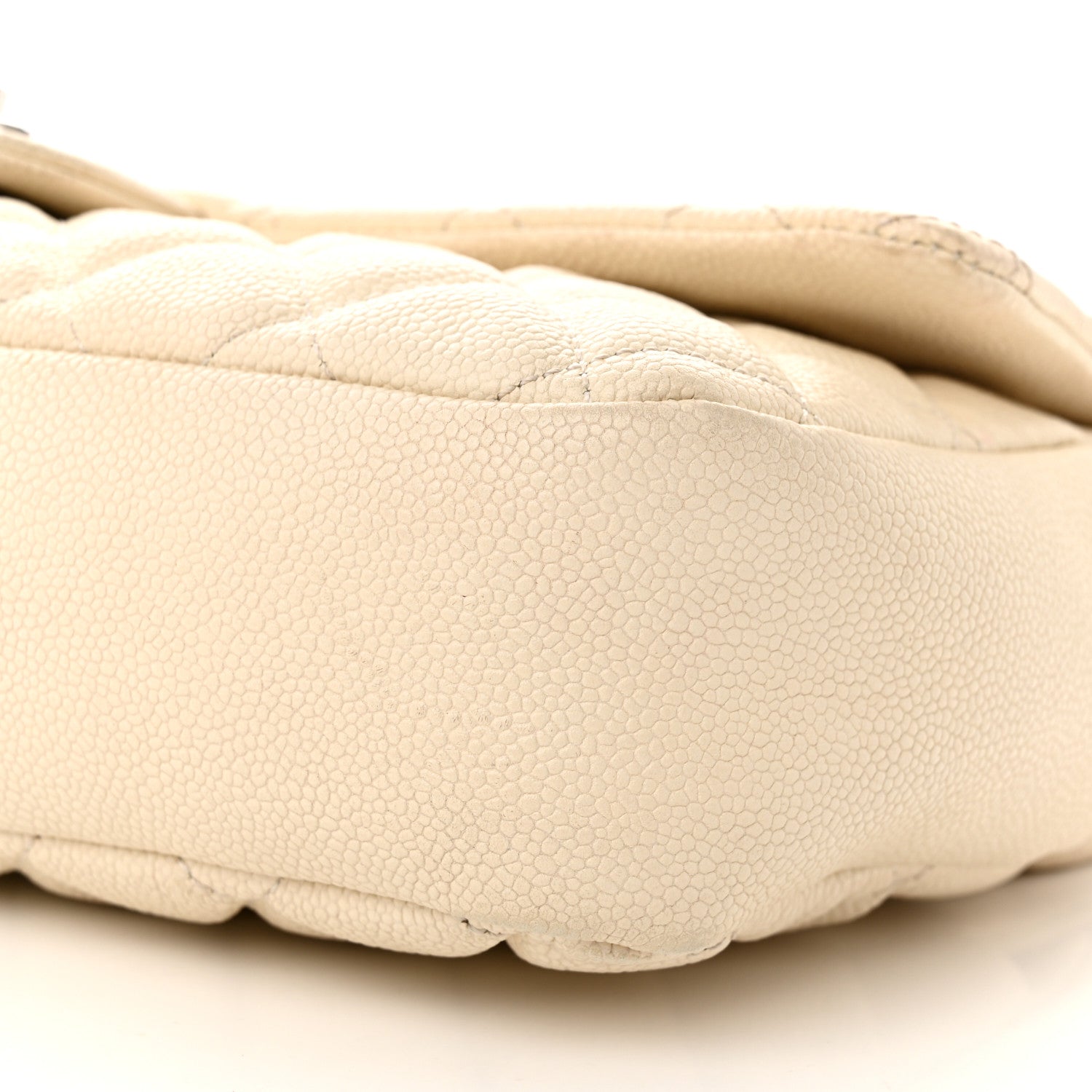 Chanel Caviar Quilted Jumbo Easy Flap Beige 10 of 15