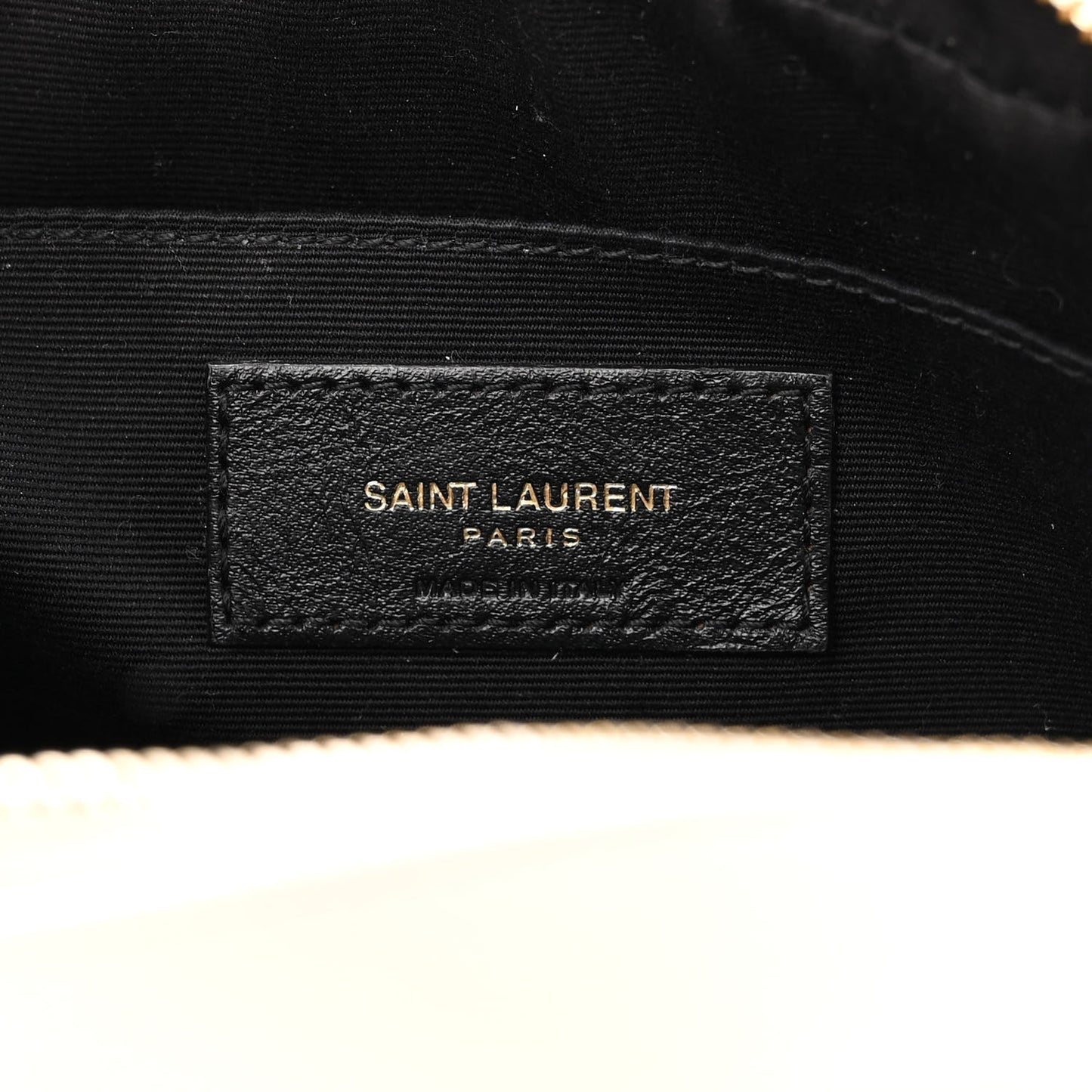 Calfskin Matelasse Monogram Lou Camera Bag Crema Soft