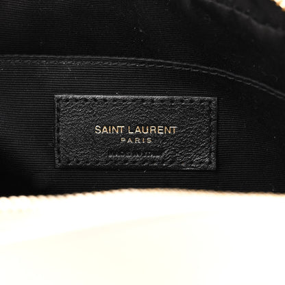 Saint Laurent Calfskin Matelasse Monogram Lou Camera Bag Crema Soft 6 of 10