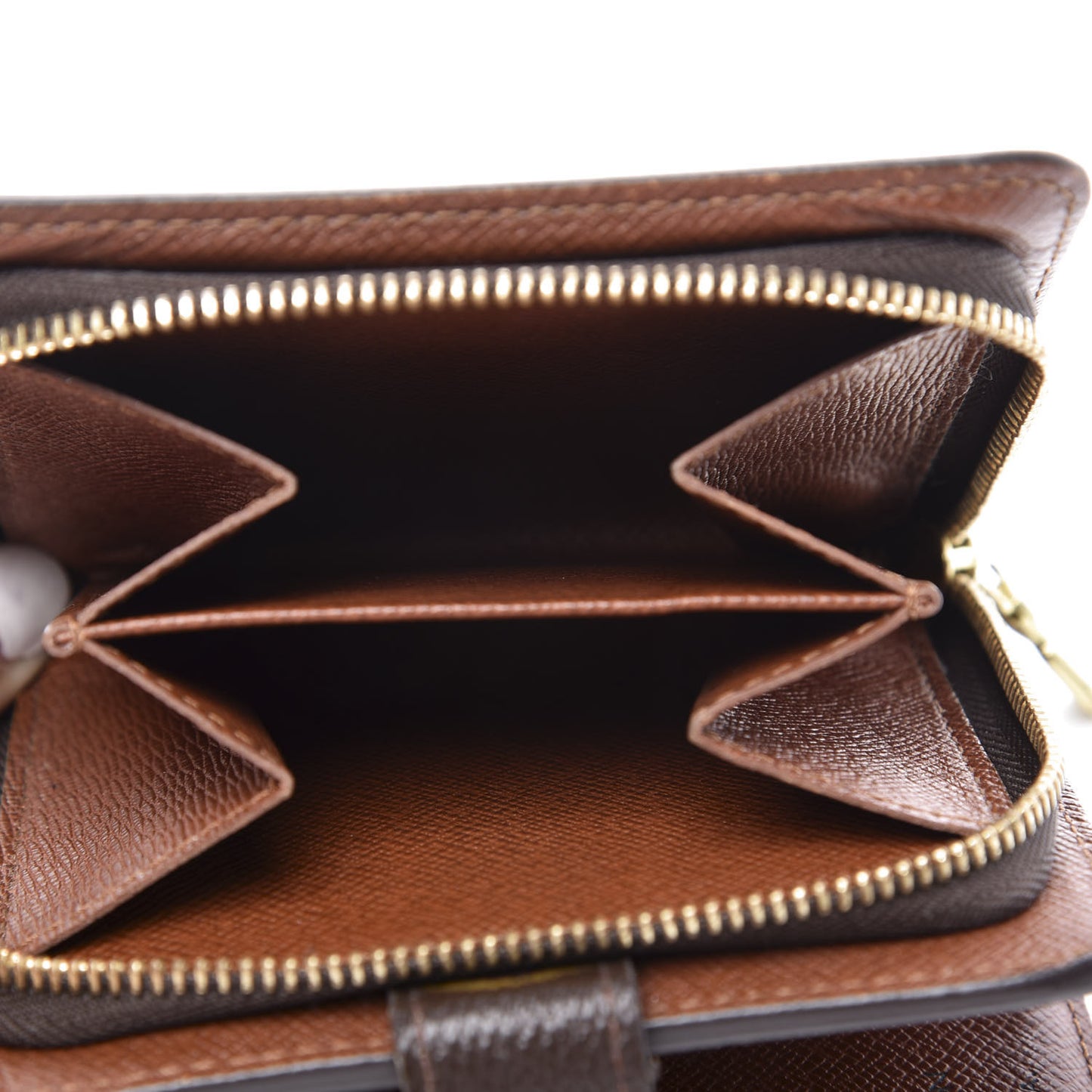 Monogram Compact Zippe Zipped Wallet