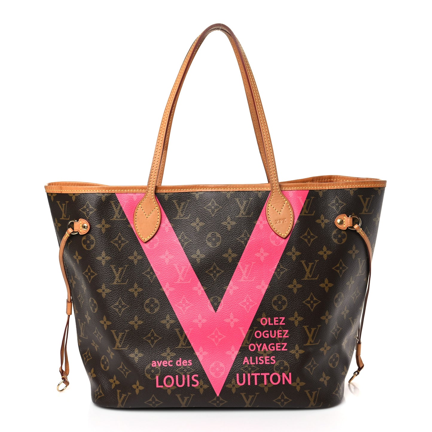 Monogram V Neverfull MM Grenade