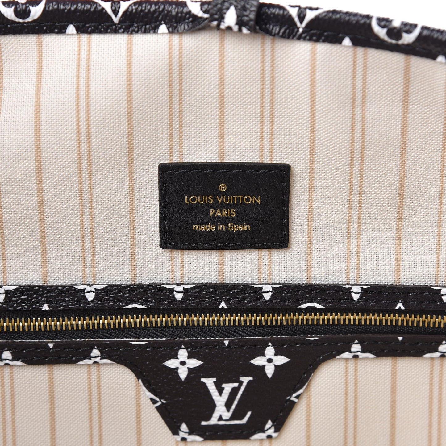 Monogram Giant Jungle Neverfull MM Ivory