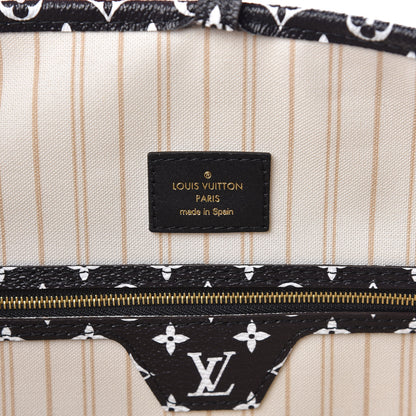 Louis Vuitton Monogram Giant Jungle Neverfull MM Ivory 7 of 11