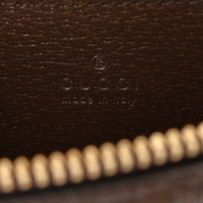 Gucci GG Supreme Monogram Textured Calfskin Web Mini Ophidia Top Handle Bag Beige Ebony New Acero 6 of 10