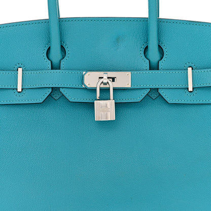 Hermes Chevre de Coromandel Birkin 30 Turquoise 8 of 12