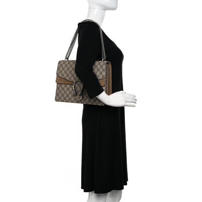 Gucci GG Supreme Monogram Medium Dionysus Shoulder Bag Taupe 2 of 15
