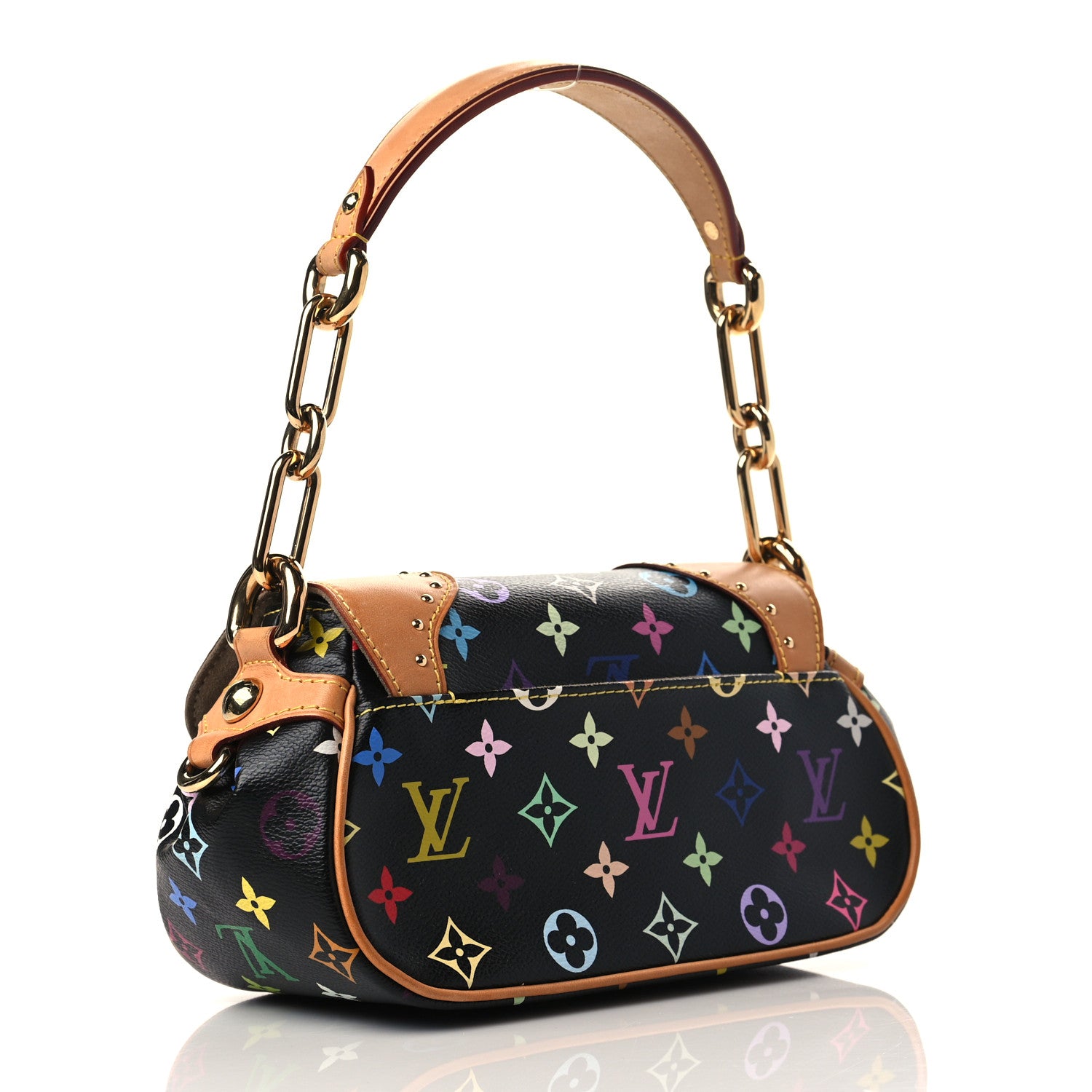 Louis Vuitton Monogram Multicolor Marilyn Black 3 of 9