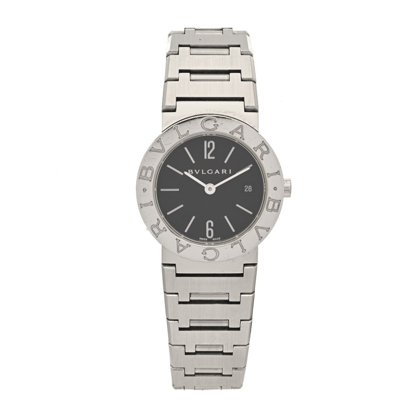 Stainless Steel 26mm Quartz Watch Black