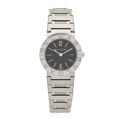 Bulgari Stainless Steel 26mm Quartz Watch Black 1 of 4
