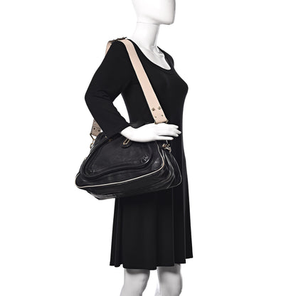 Chloe Calfskin Medium Military Paraty Black 2 of 25