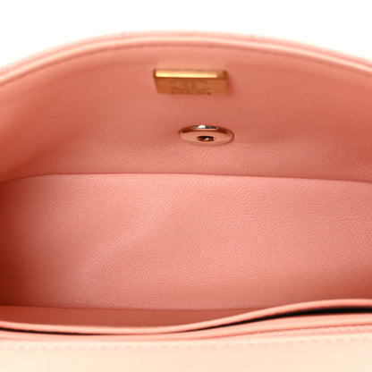 Chanel Lambskin Quilted Mini Rectangular Flap Light Pink 5 of 10