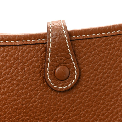 Hermes Taurillon Clemence Evelyne TPM Gold 12 of 13