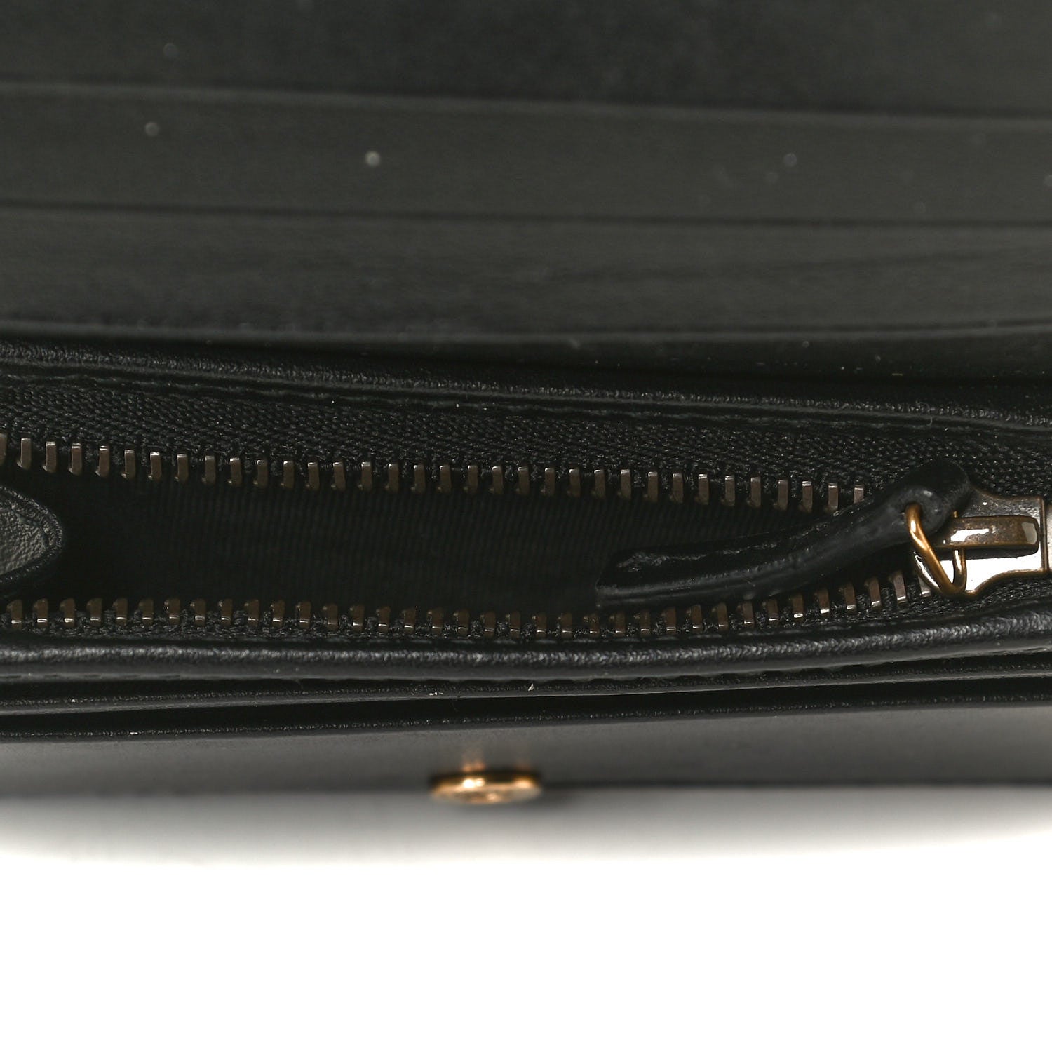 Gucci Calfskin Matelasse GG Marmont Card Case Wallet Black 8 of 9