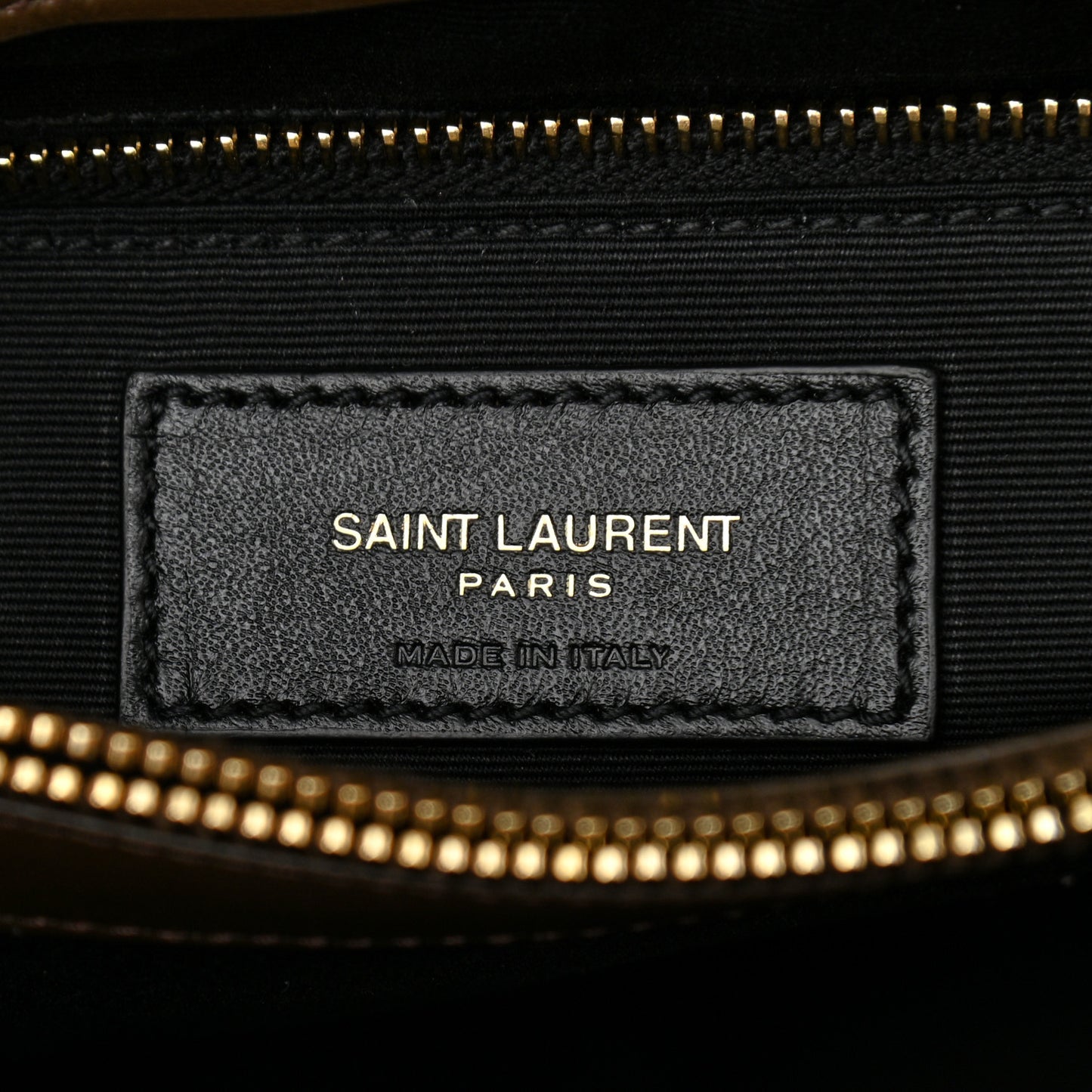 Calfskin Y Quilted Monogram Medium Loulou Chain Satchel Soil Brown