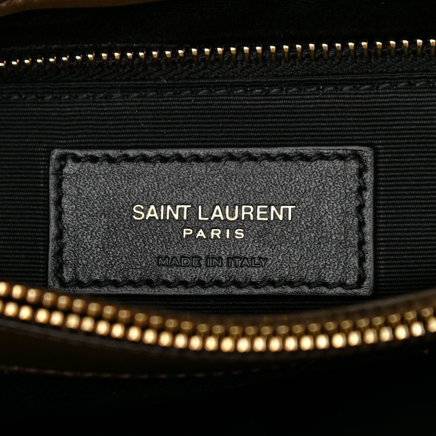 Saint Laurent Calfskin Y Quilted Monogram Medium Loulou Chain Satchel Soil Brown 8 of 12
