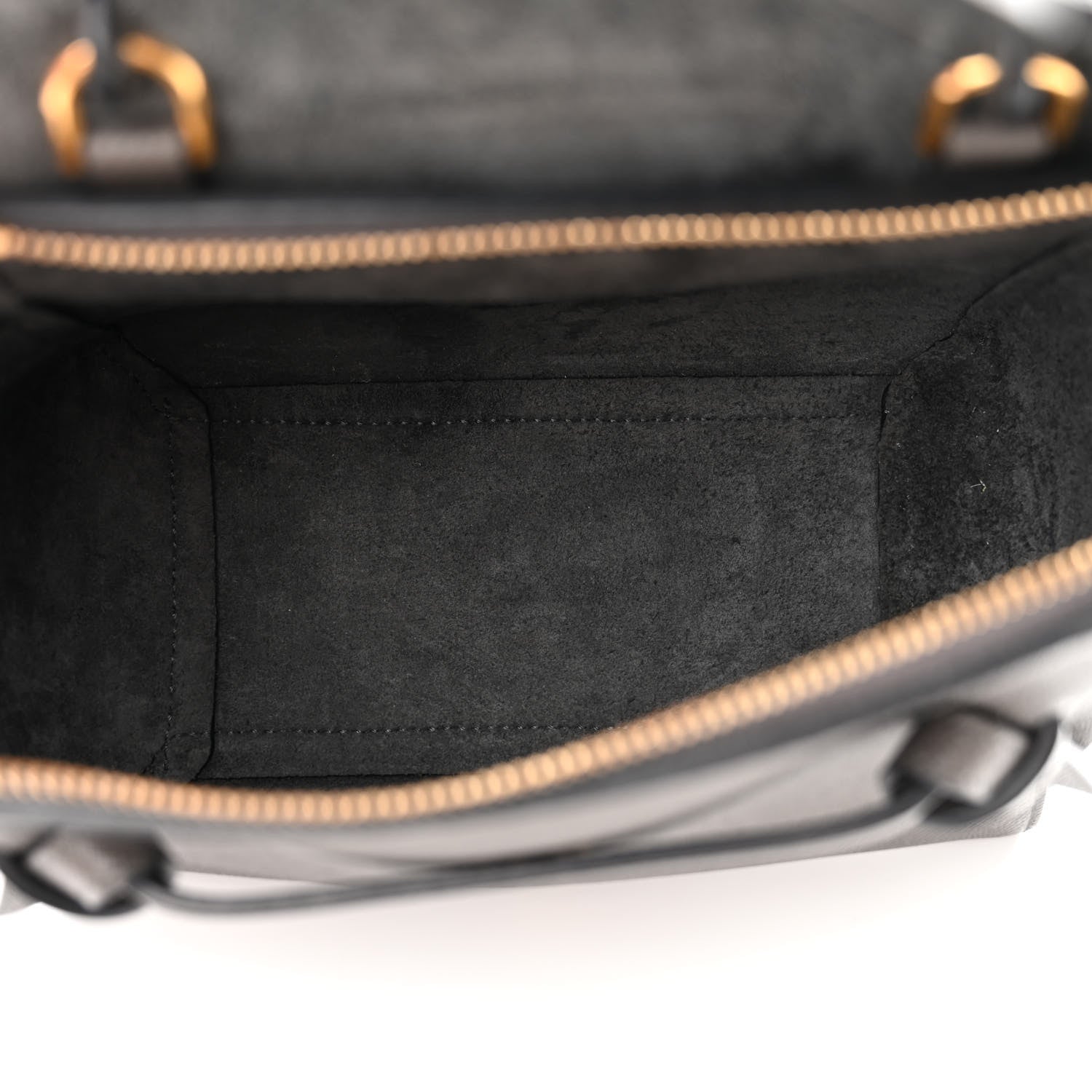 Celine Grained Calfskin Nano Belt Bag Grey 5 of 12