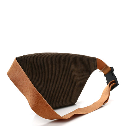 Gucci Calfskin Corduroy Childrens Interlocking G Star Patch Belt Bag Brown 3 of 10