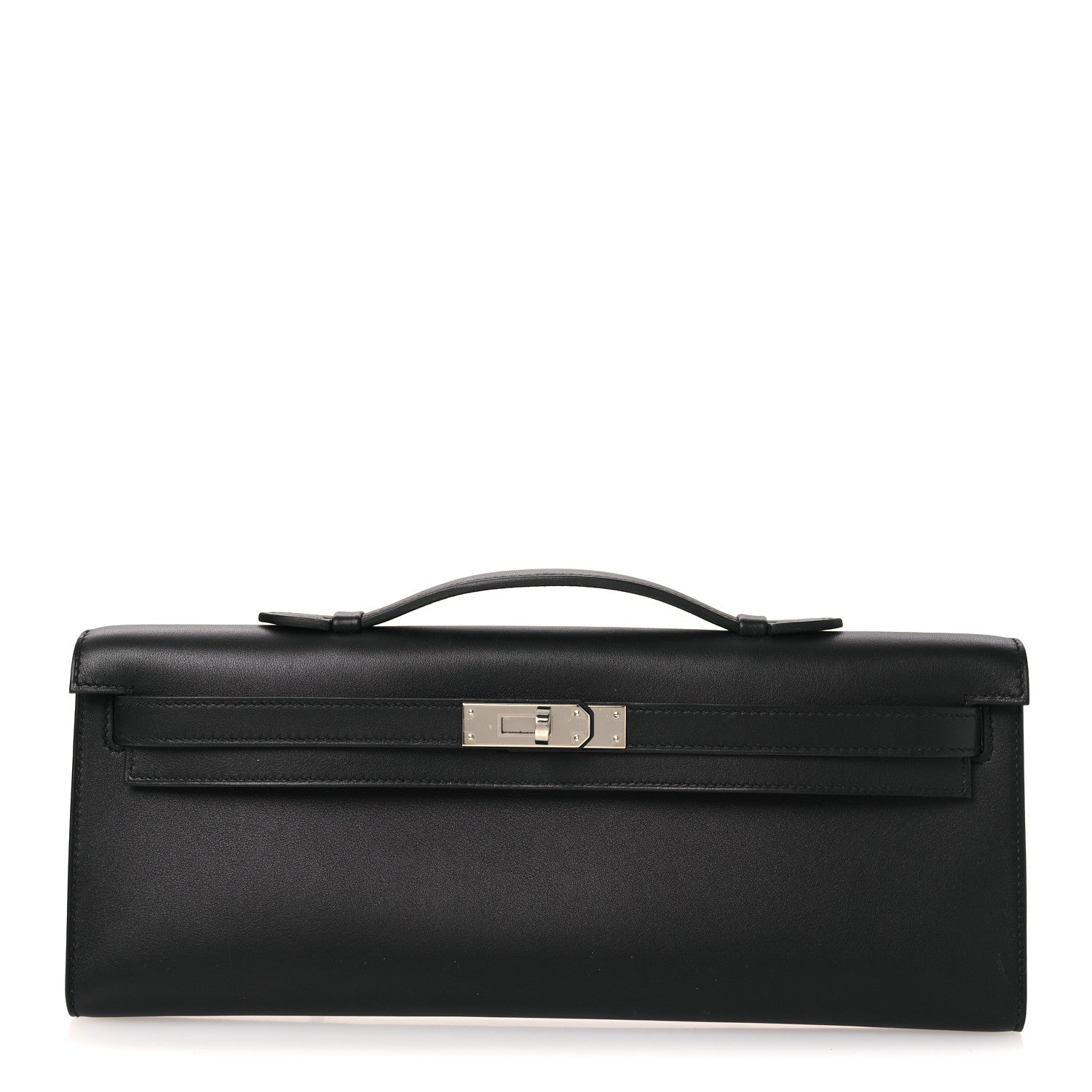 Hermes Swift Kelly Cut Clutch Pochette Black 1 of 13