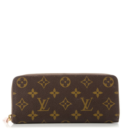 Louis Vuitton Monogram Clemence Wallet Rose Ballerine 1 of 7