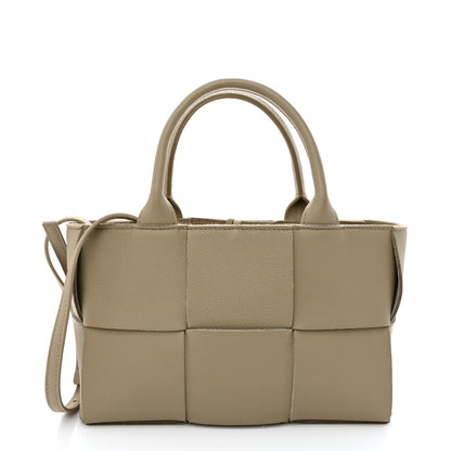 Bottega Veneta Nappa Maxi Intreccio Mini Arco Tote Taupe 3 of 12