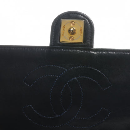 Chanel Lambskin Single Flap Navy 5 of 7