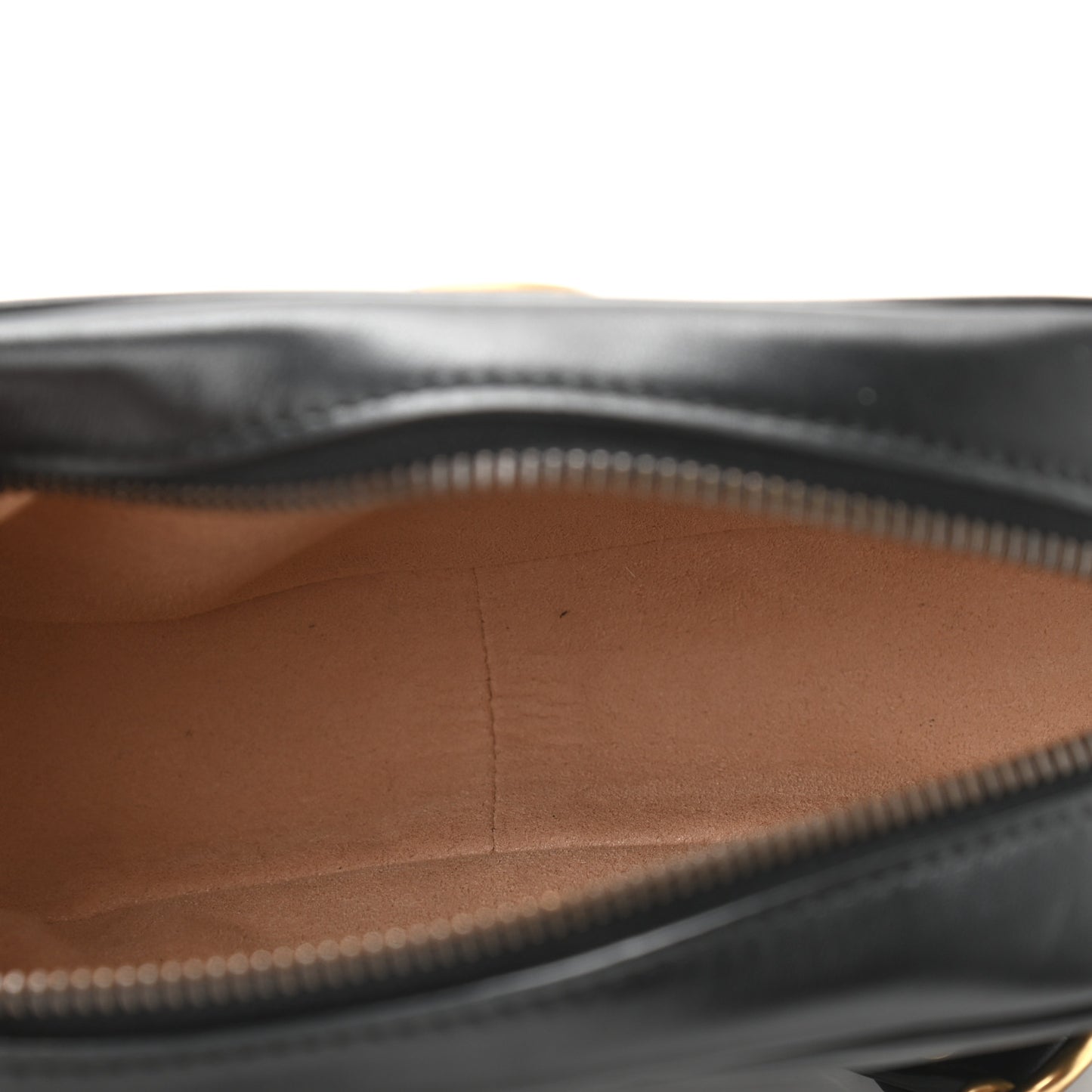 Calfskin Matelasse Mini GG Marmont Chain Shoulder Bag Black