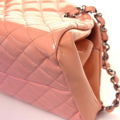 Chanel Patent Quilted Medium Just Mademoiselle Bowling Bag Pink 9 of 12