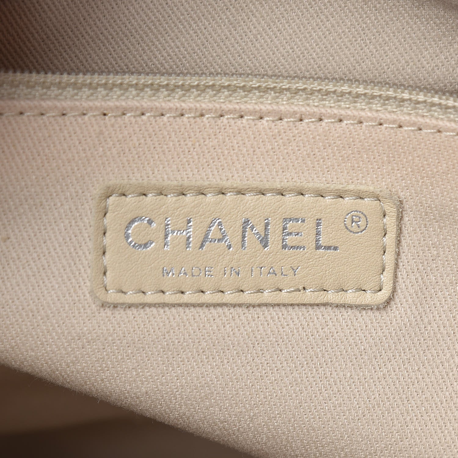 Chanel Caviar Quilted Timeless CC Soft Tote Off White 6 of 13