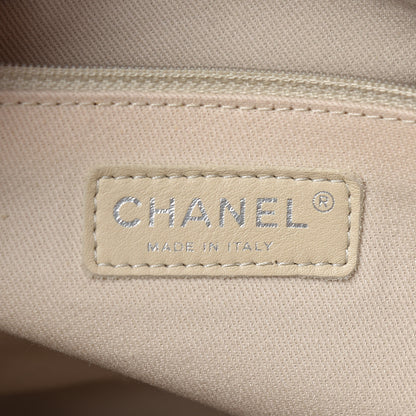 Chanel Caviar Quilted Timeless CC Soft Tote Off White 6 of 13