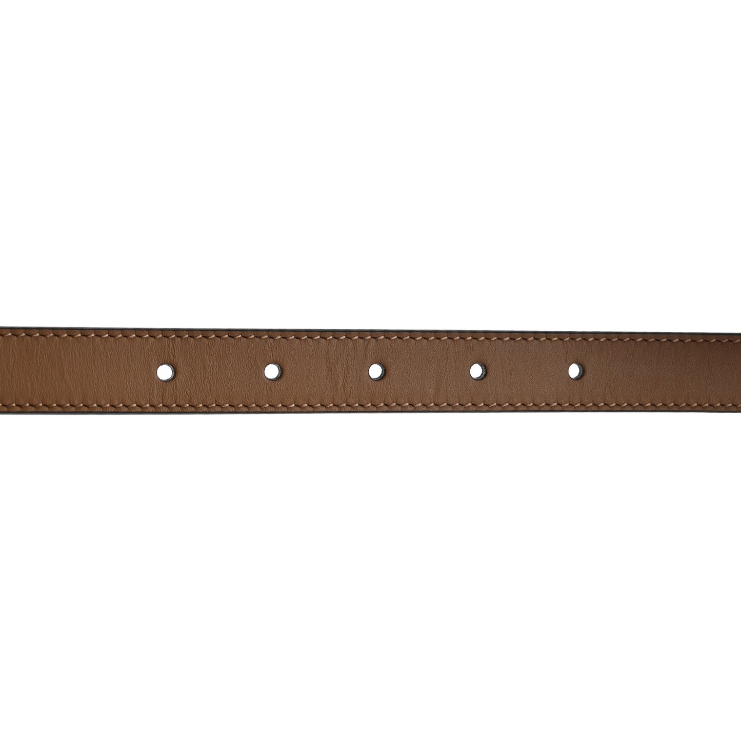 Moon Calfskin Double G 20mm Belt 120 48 Natural Tan