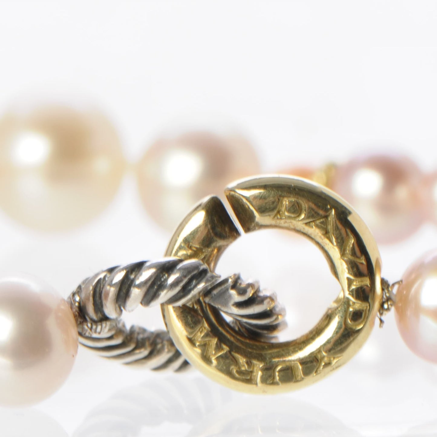 Sterling Silver 18K Yellow Gold Freshwater Pearl 5-9.5mm Bracelet