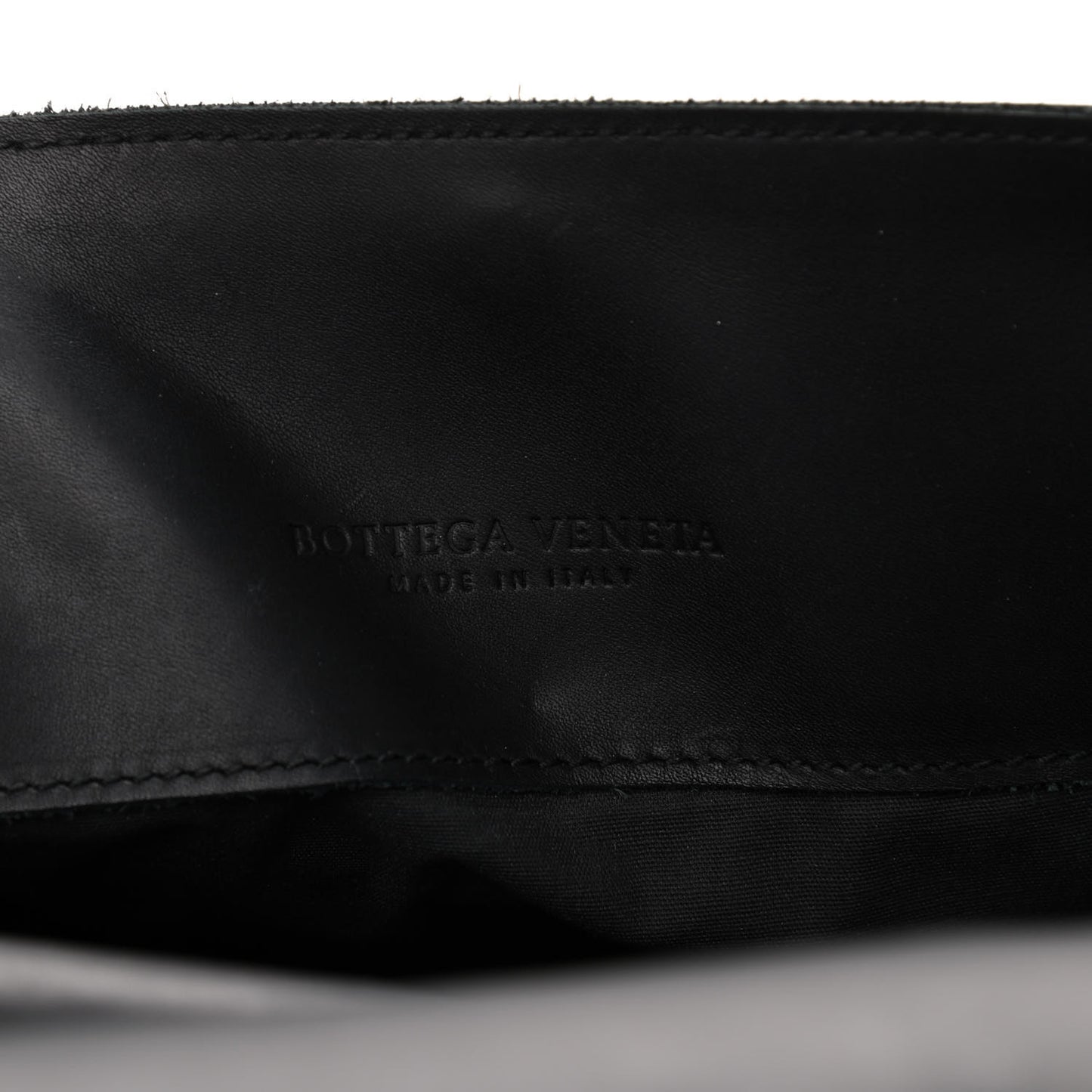 Nappa Intrecciato Messenger Bag Black