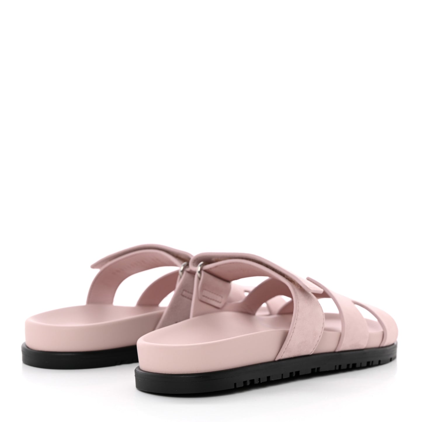 Suede Goatskin Womens Chypre Sandals 36 Rose Porcelaine