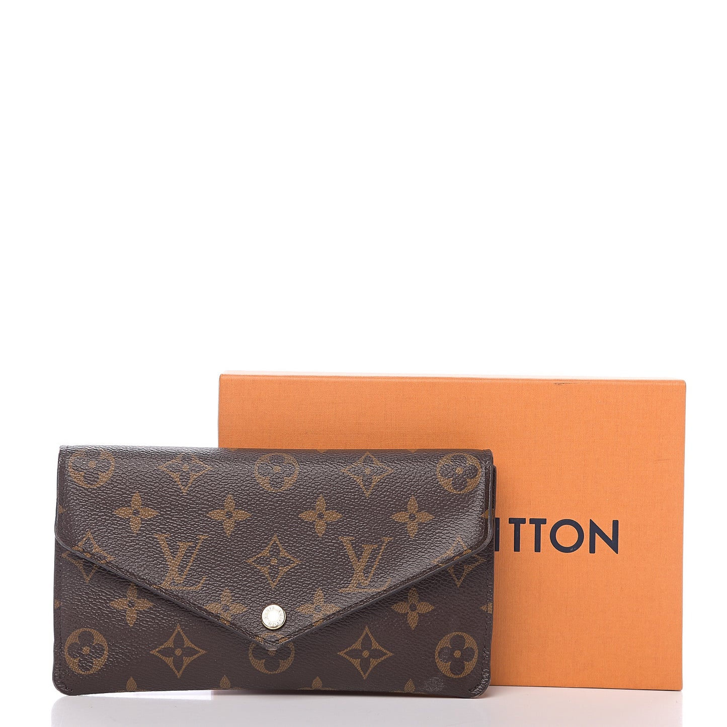 Monogram Jeanne Wallet Rose Ballerine
