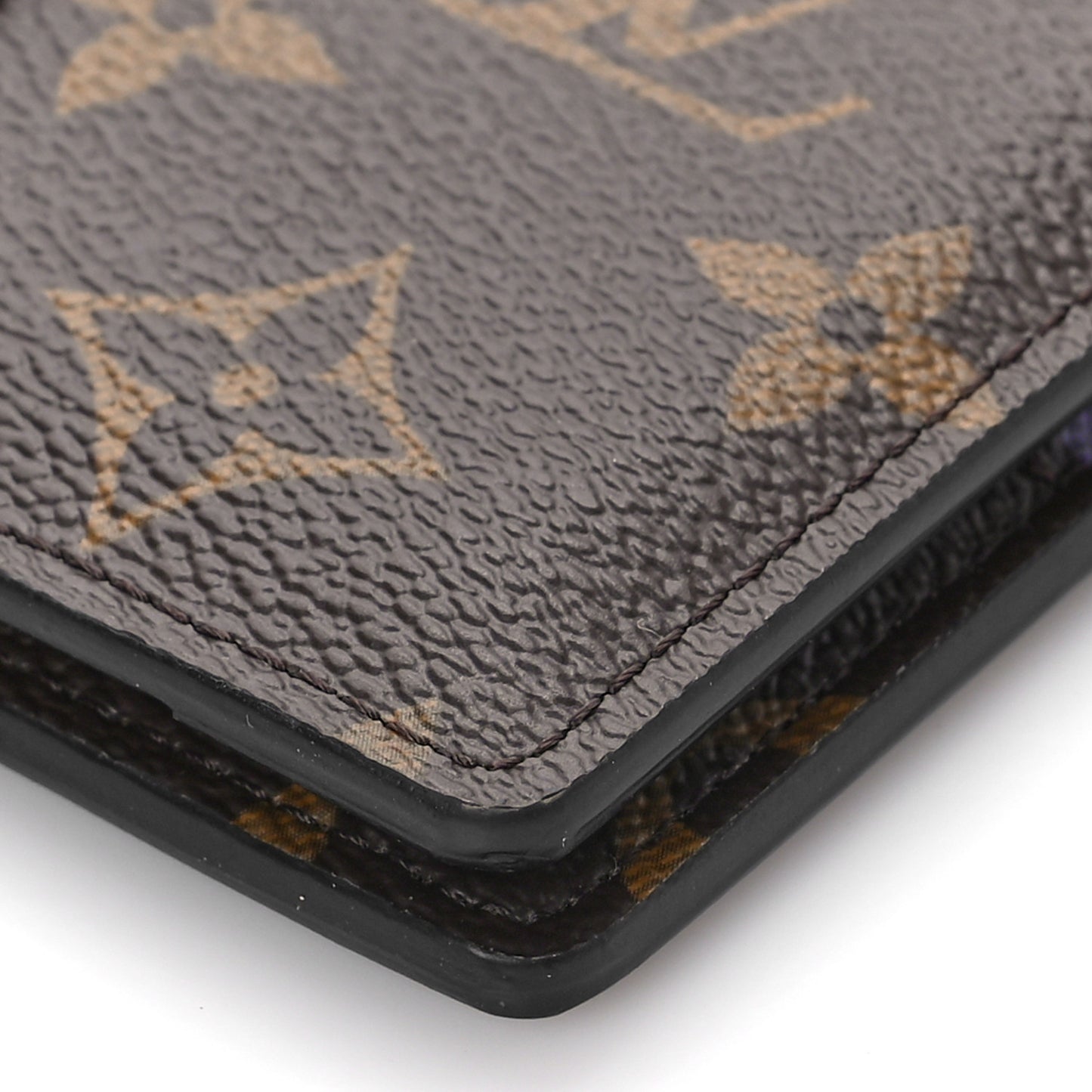 Monogram Pocket Organizer NM Purple