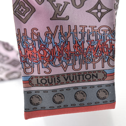 Louis Vuitton Silk Monogram Map Bandeau Rose Poudre 5 of 7