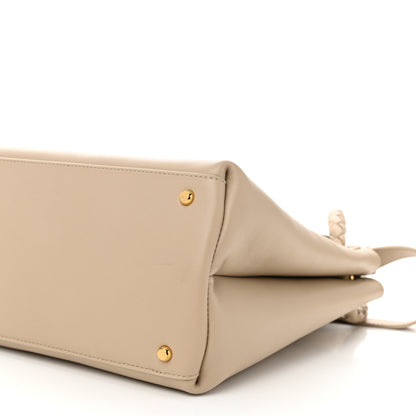 Bottega Veneta Silky Calfskin Medium Ciao Ciao Ecru 10 of 10