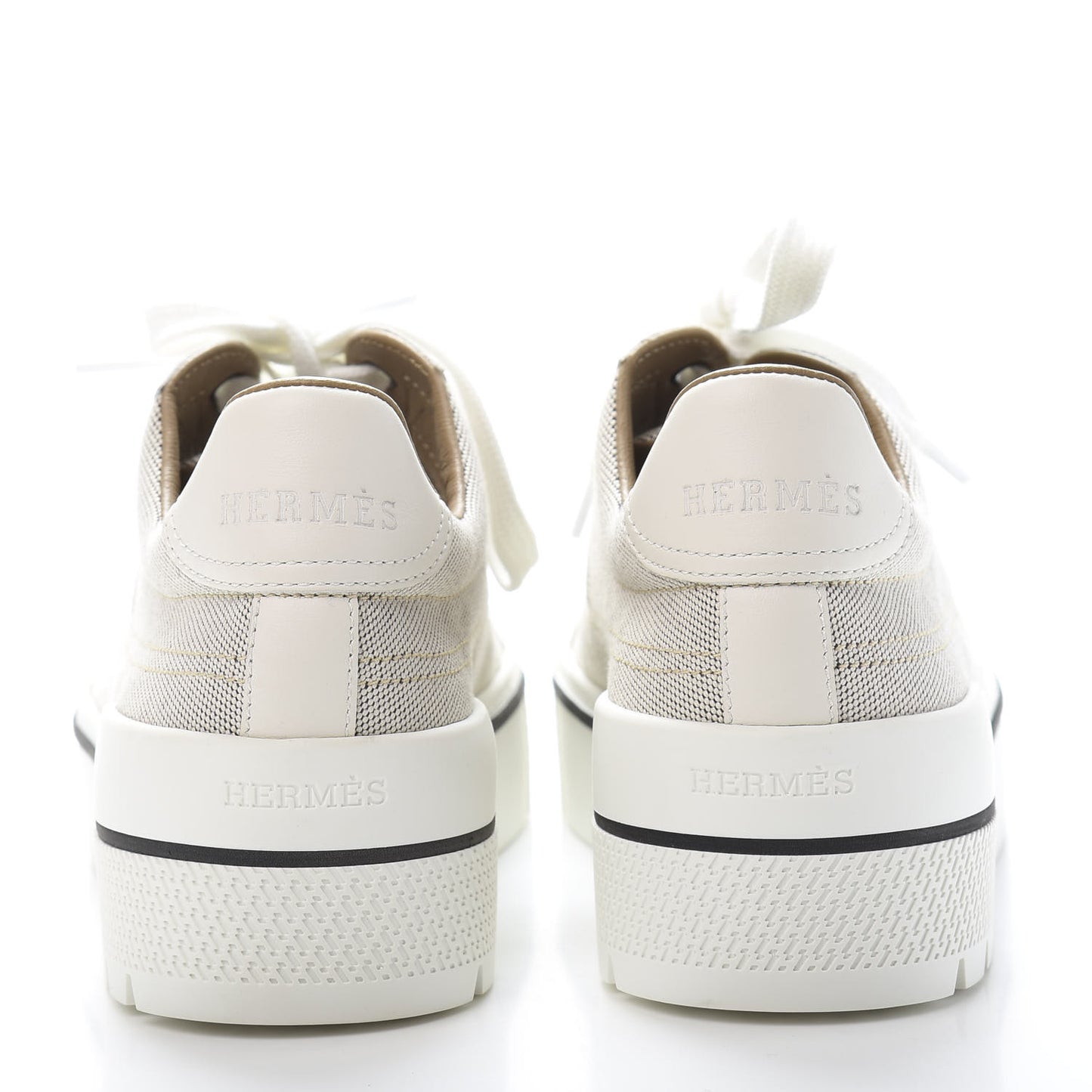 Canvas Calfskin Womens Voltage Sneakers 37 Prunoir White