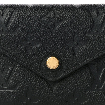 Louis Vuitton Empreinte Victorine Wallet Black 7 of 9