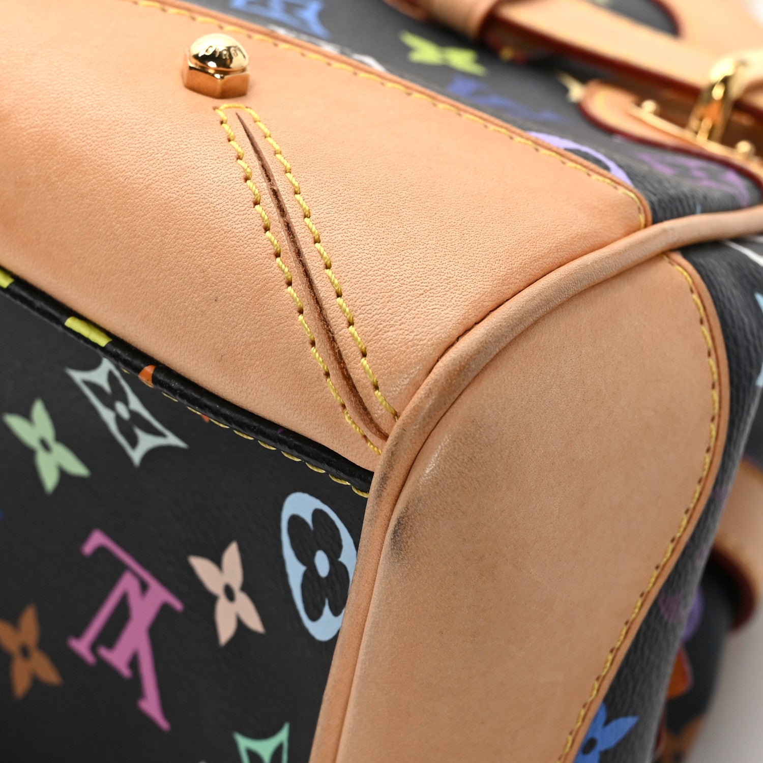 Louis Vuitton Monogram Multicolor Claudia Black 10 of 11