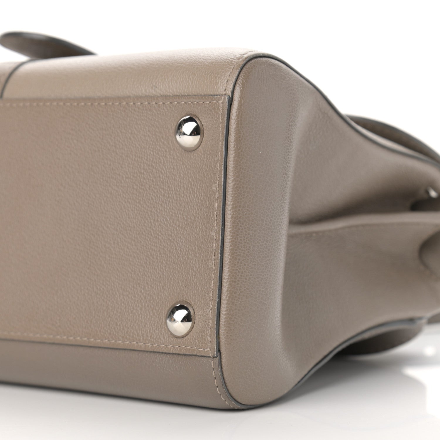 Delvaux Calfskin Mini Brillant East West Satchel Tourterelle 9 of 11