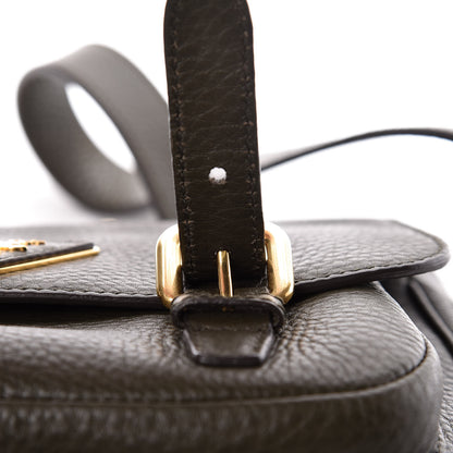 Prada Vitello Daino Messenger Bag Militare 9 of 13