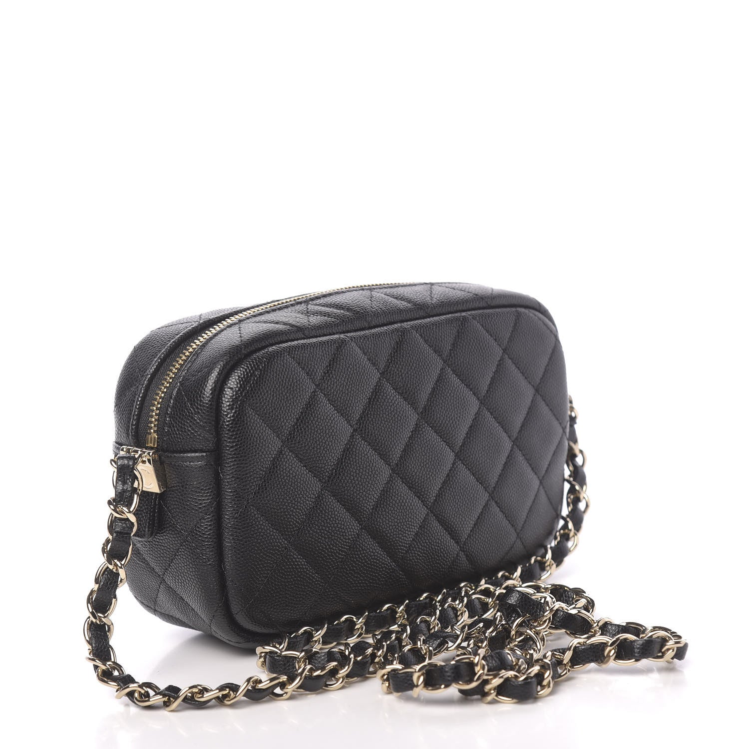 Chanel Caviar Quilted Camera Case Black 3 of 10