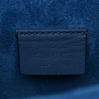 Gucci GG Supreme Monogram Blooms Mini Dionysus Shoulder Bag Beige Navy Vintage Blue 6 of 12