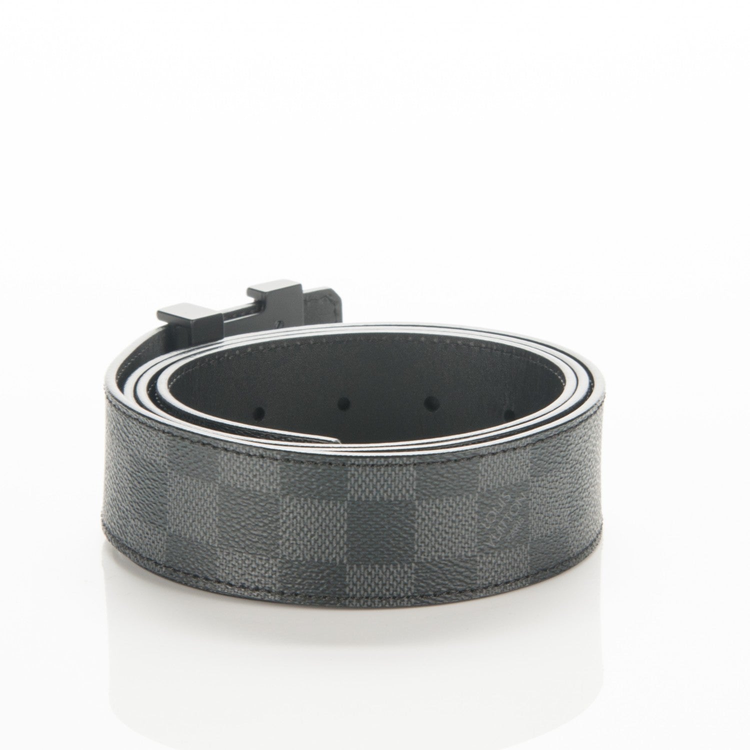 Louis Vuitton Damier Graphite 40mm LV Initiales Belt 110 44 3 of 6