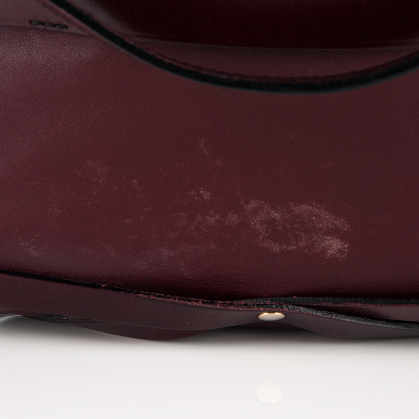 Soft Lambskin Bridle Calfskin Medium Gosford Hobo Claret Red