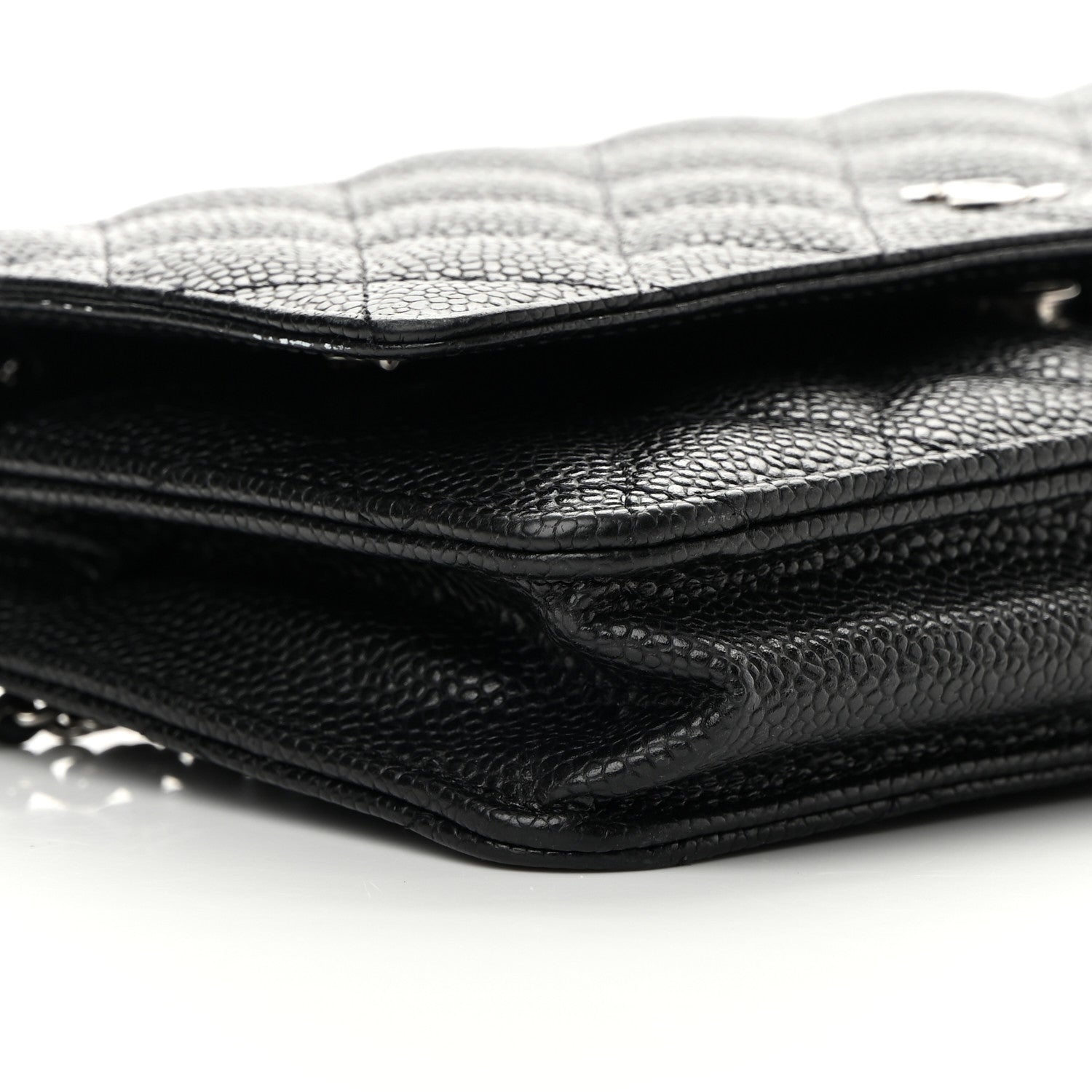 Chanel Caviar Quilted Wallet On Chain WOC Black 10 of 15
